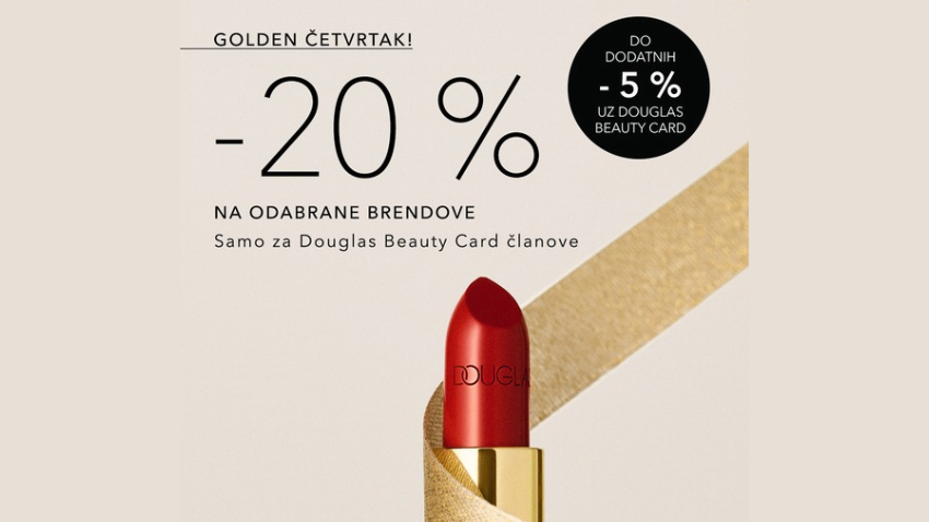 GOLDEN ČETVRTAK U PARFIMERIJI DOUGLAS