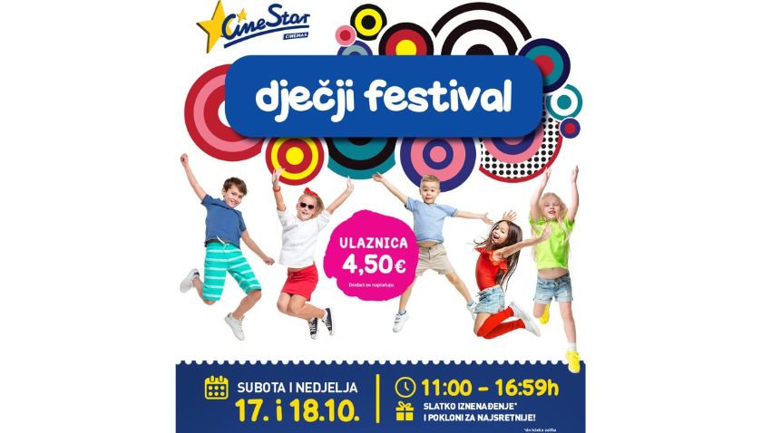 CINESTAR DJEČJI FESTIVAL 2026