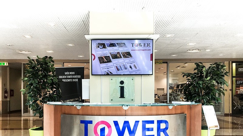 Tower Center Rijeka - Info pult Tower